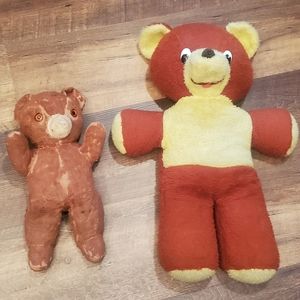Vintage 1960s (sm) and 1970s (lg) Teddy Bears